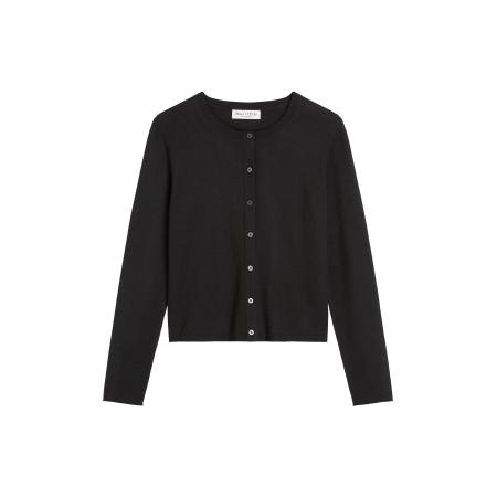 Marc O'Polo Marc OPolo Gebreid vest zwart