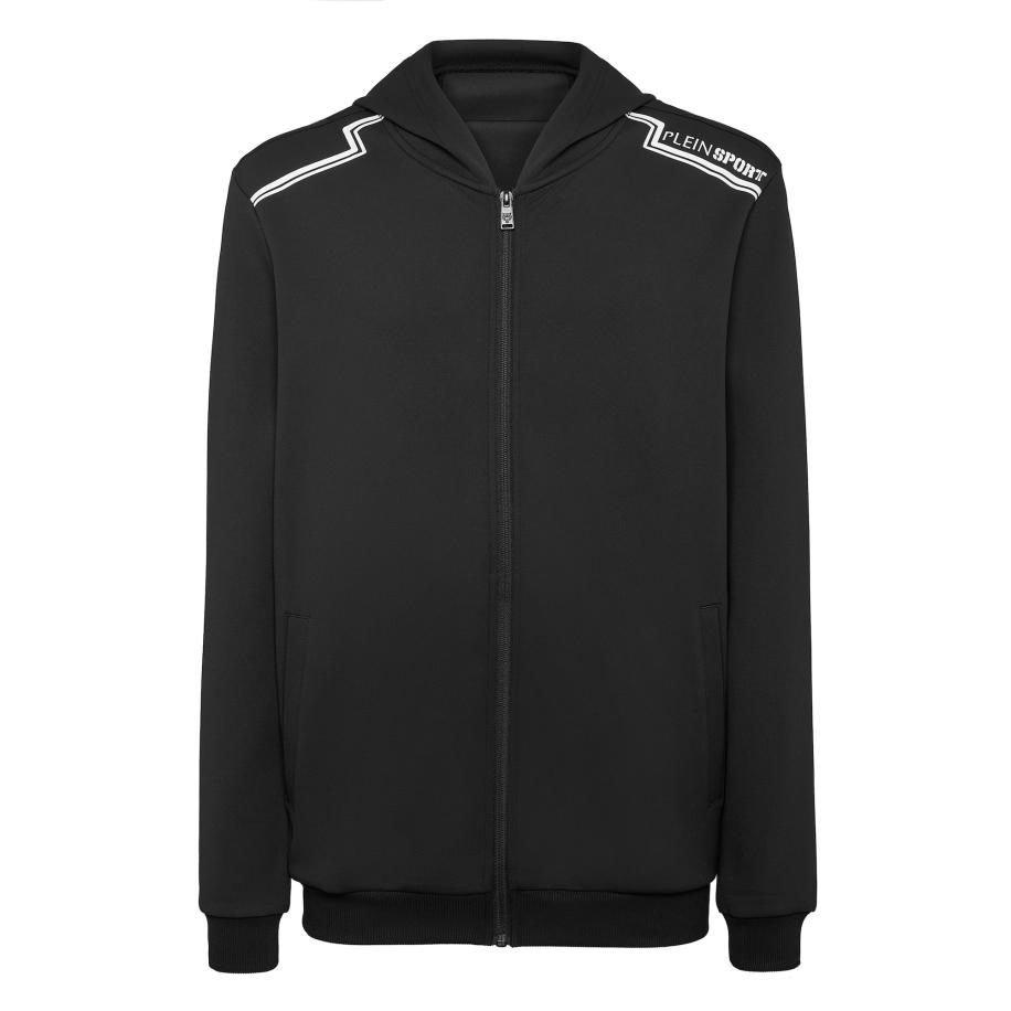 Plein Sport Plein Sport Sweatvest zwart / wit -