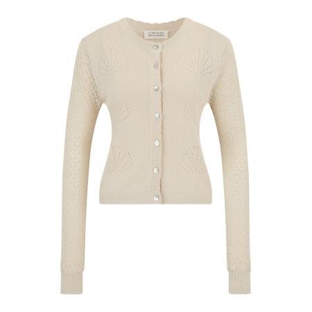 Guido Maria Kretschmer Guido Maria Kretschmer Women Gebreid vest Jeanine beige