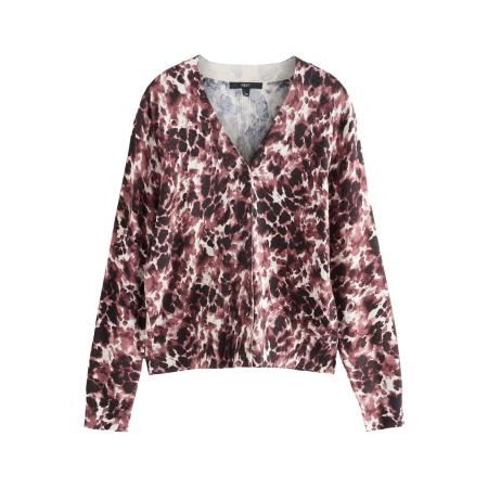 Next Next Gebreid vest rood / wit