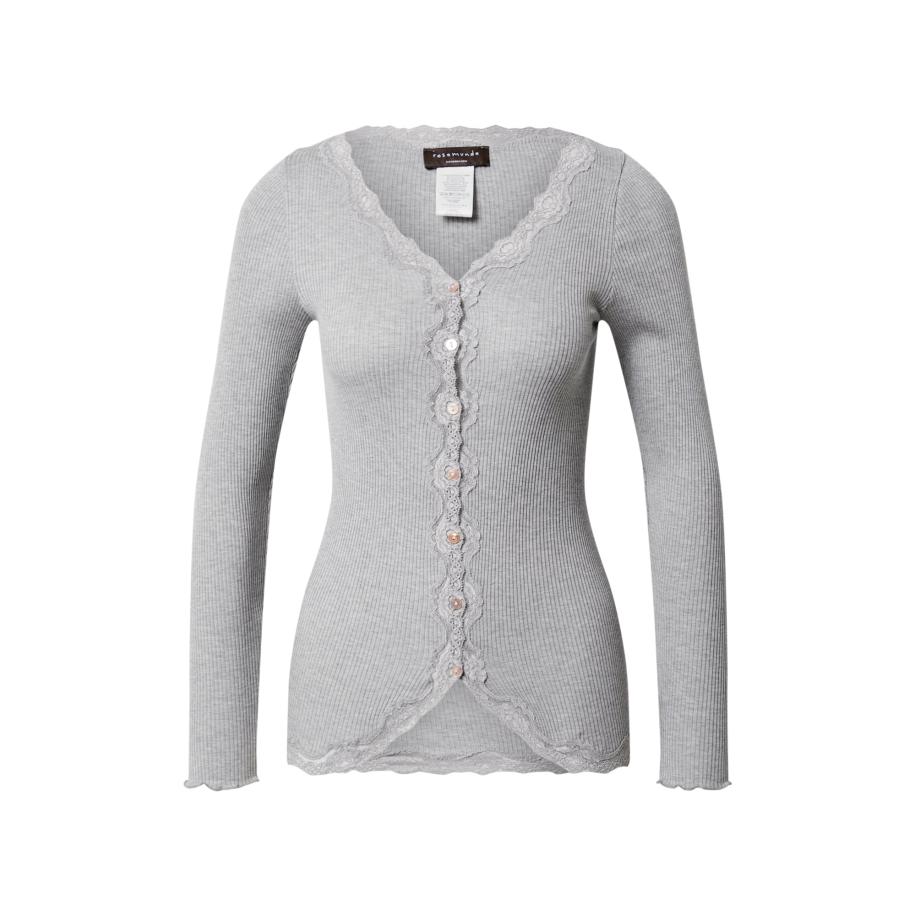 Rosemunde rosemunde Gebreid vest lichtgrijs -