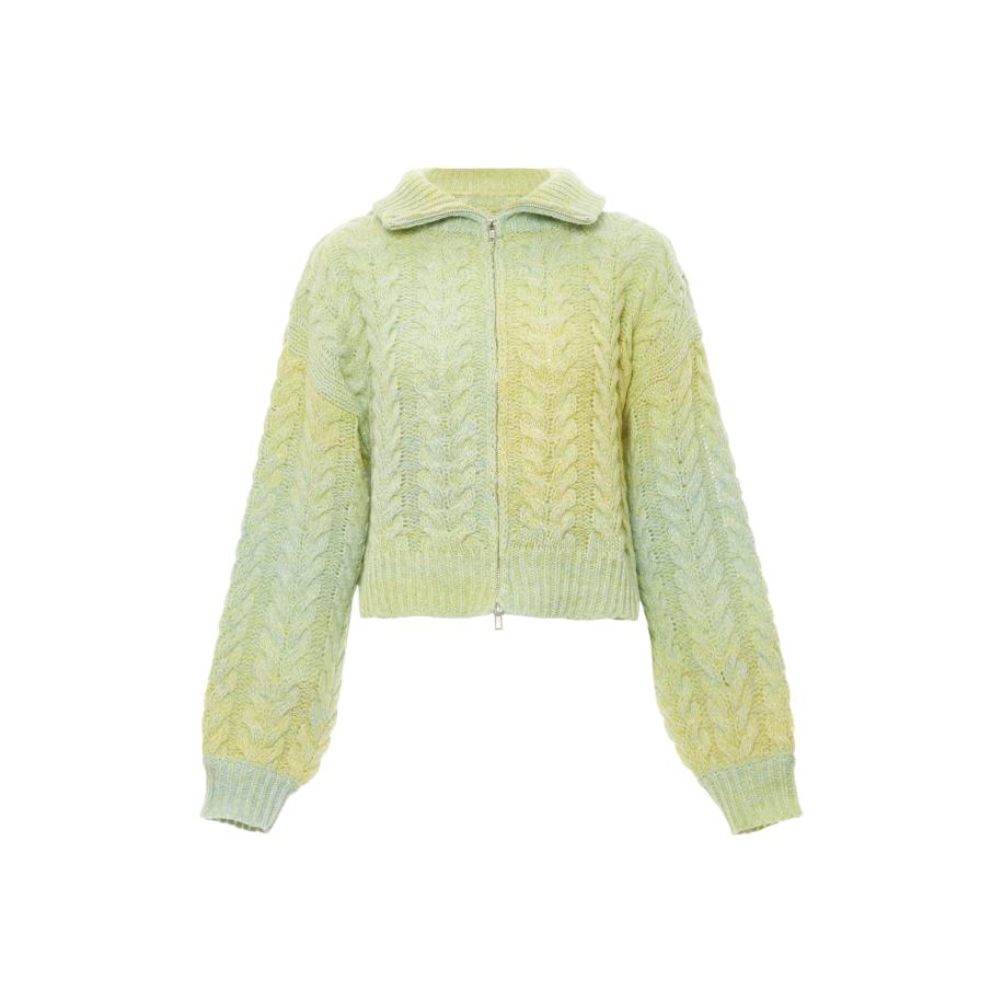 Sookie Sookie Gebreid vest mintgroen / appel -