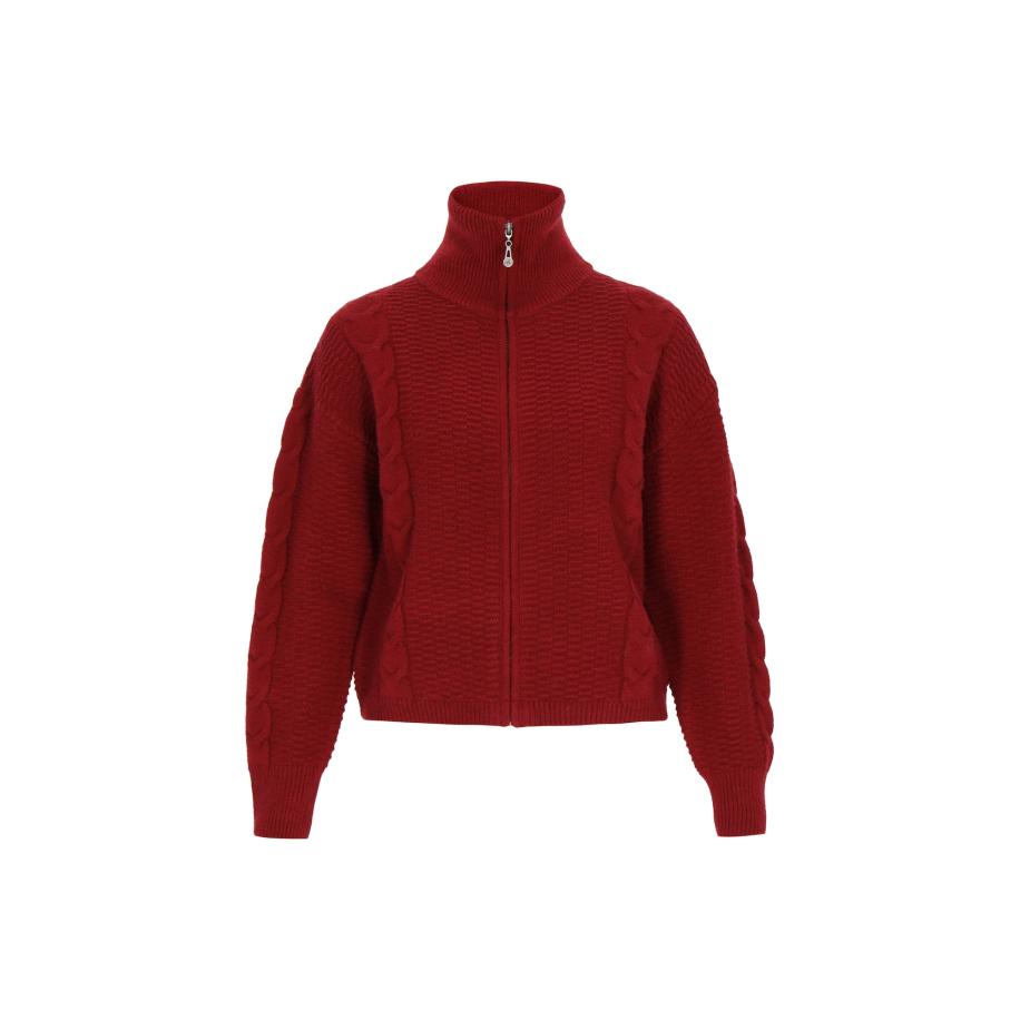 DreiMaster DreiMaster Vintage Gebreid vest rood -