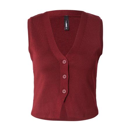 Only ONLY Gebreide bodywarmer ONLALICE wijnrood