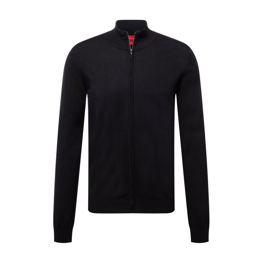 Hugo Boss HUGO Gebreid vest San Jorge zwart -