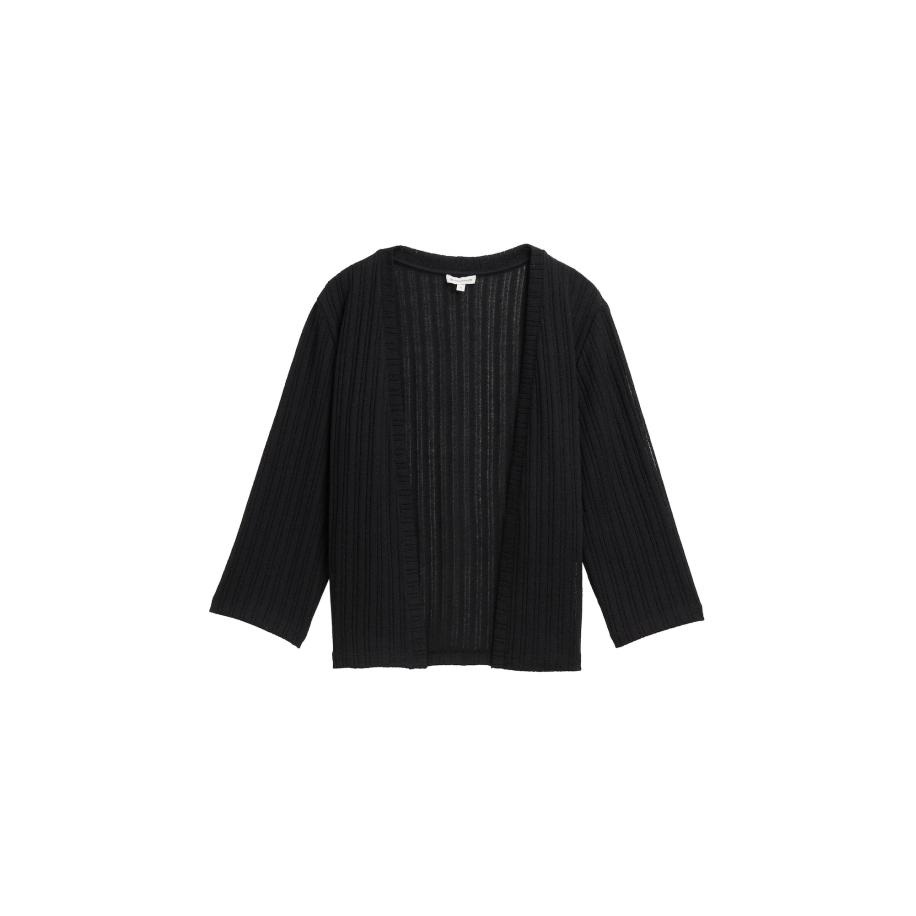 Tom Tailor TOM TAILOR Gebreid vest zwart -