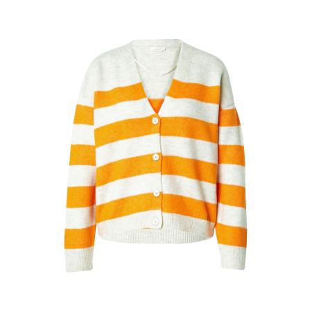 Key Largo Key Largo Gebreid vest SPICE ecru / oranje