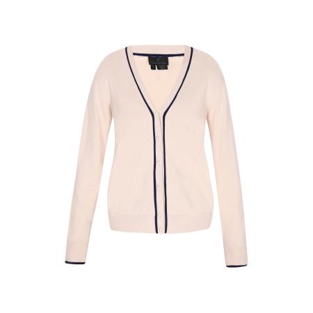 DreiMaster DreiMaster Klassik Gebreid vest nude / zwart