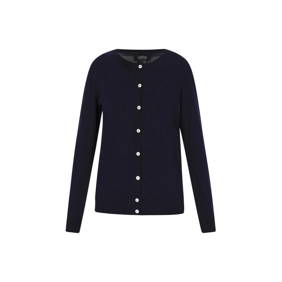 Usha usha BLACK LABEL Gebreid vest navy -