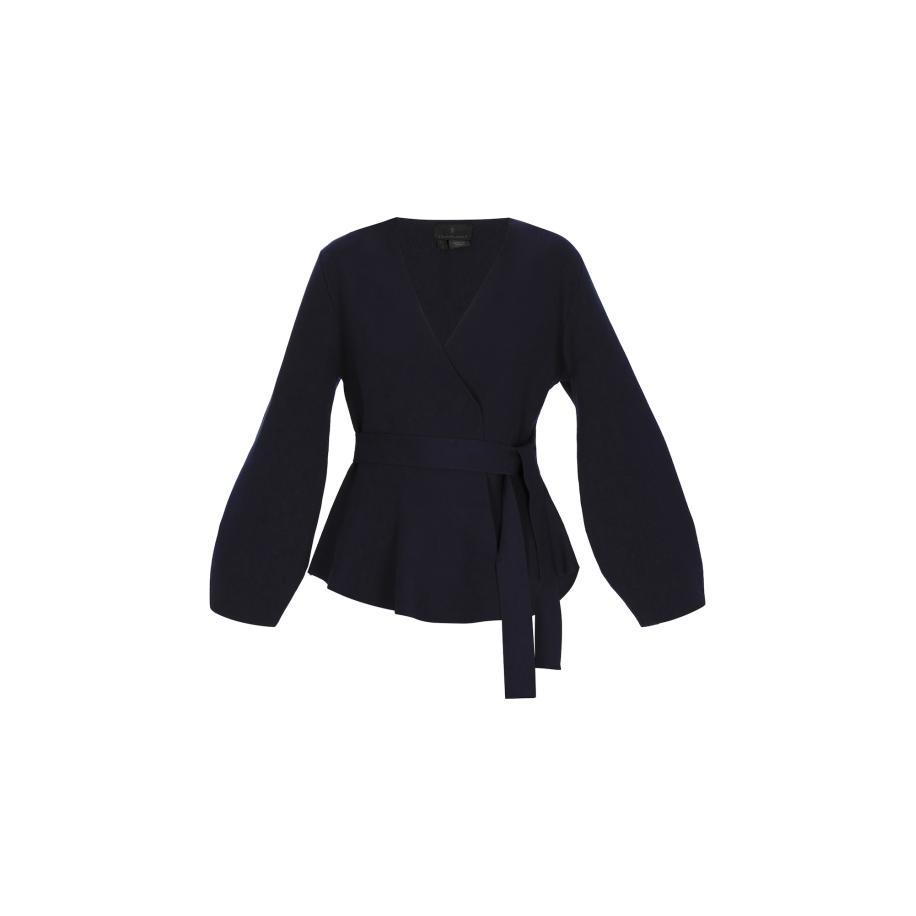 DreiMaster DreiMaster Klassik Gebreid vest nachtblauw -