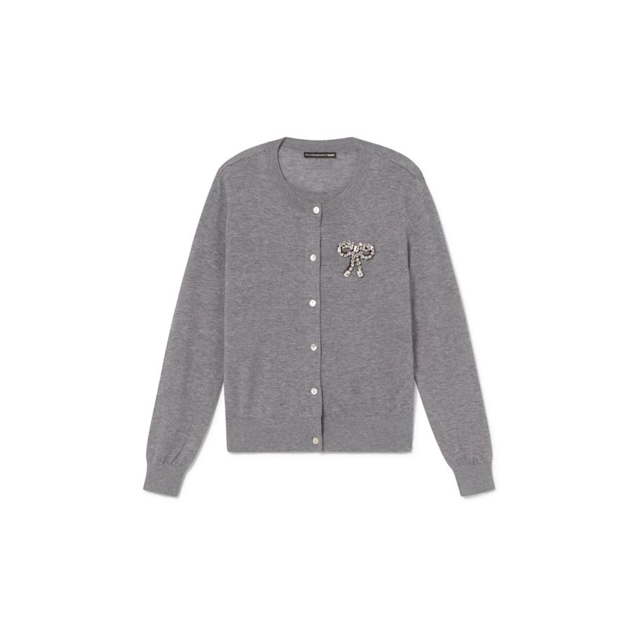 Lola Casademunt Lola Casademunt Gebreid vest grijs gemêleerd / zwart -