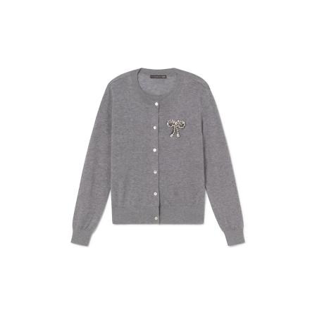 Lola Casademunt Lola Casademunt Gebreid vest grijs gemêleerd / zwart