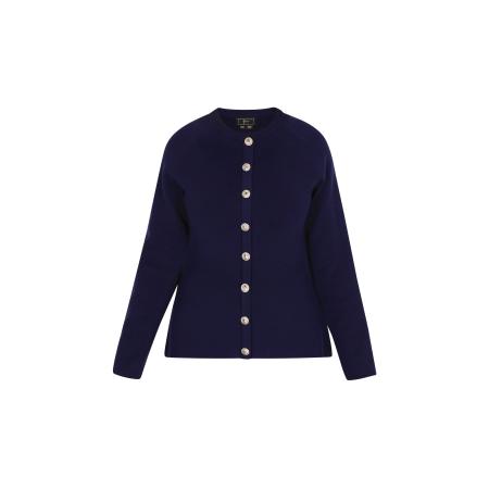 Faina faina Gebreid vest navy