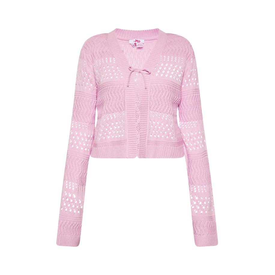 MYMO MYMO Gebreid vest lichtroze -