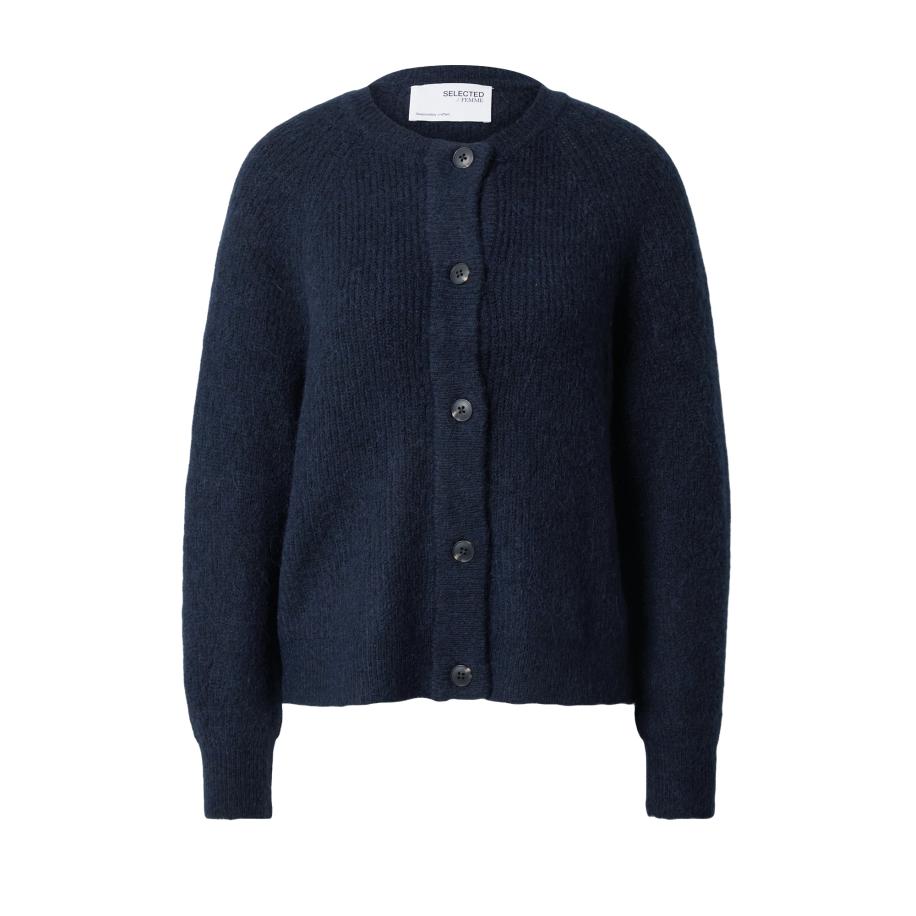 Selected SELECTED Gebreid vest Lulu marine -