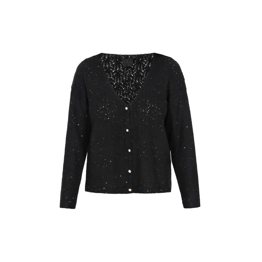 DreiMaster DreiMaster Klassik Gebreid vest zwart -