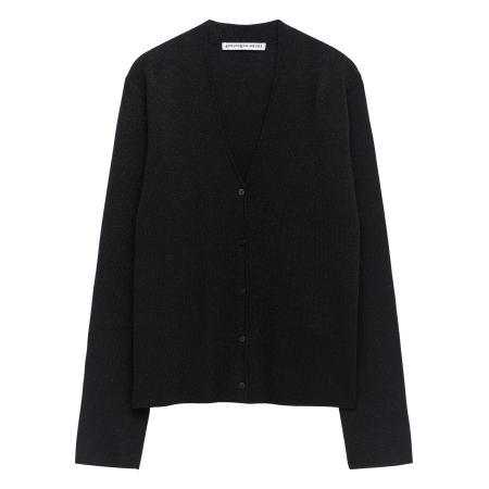 Adolfo Dominguez Adolfo Dominguez Gebreid vest zwart