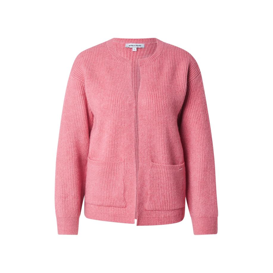 More & More MORE & MORE Gebreid vest lichtroze -