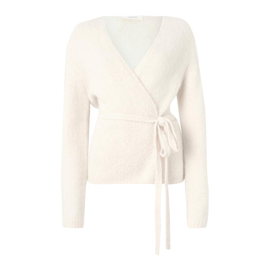 Selected SELECTED Gebreid vest SLFGABELLA beige -