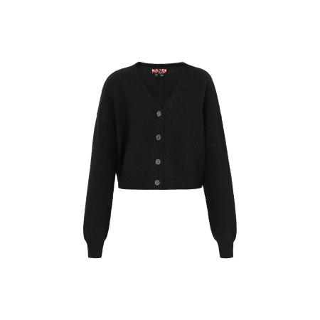 MYMO myMo ROCKS Gebreid vest zwart