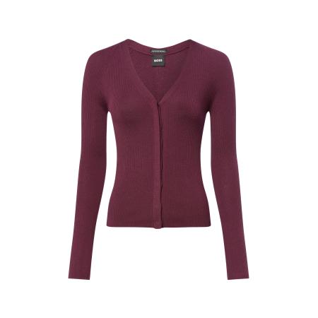 Hugo Boss BOSS Gebreid vest Friva bourgogne
