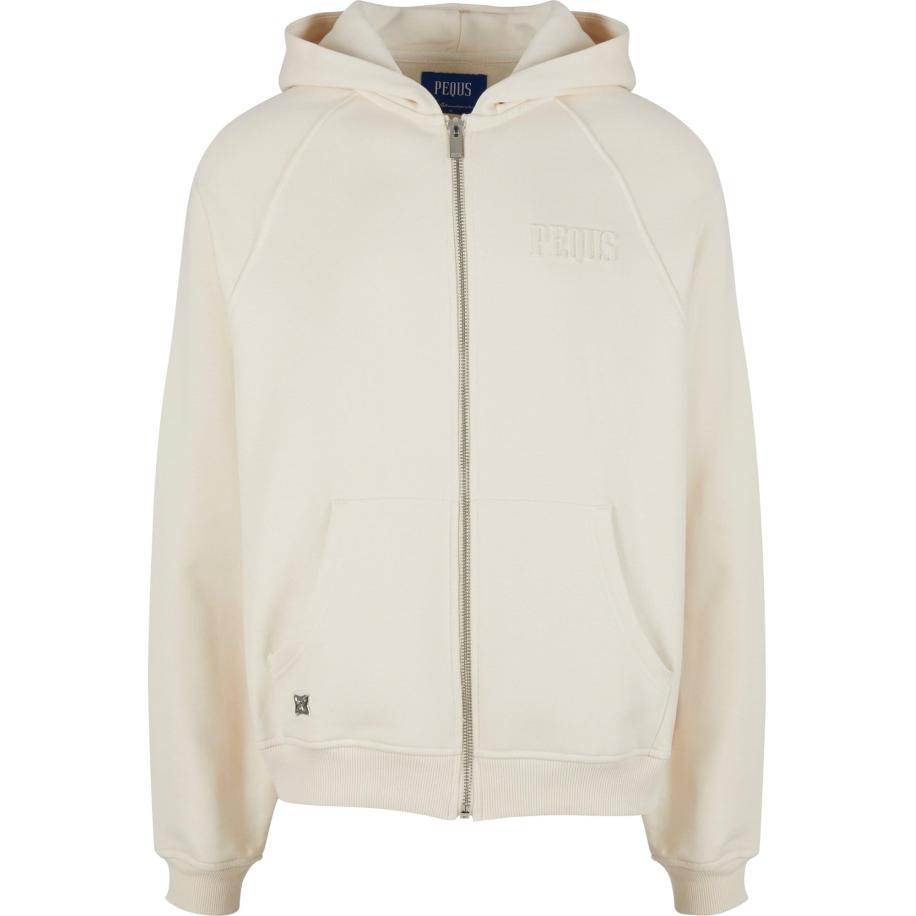 Pequs Sweatvest sand Wit