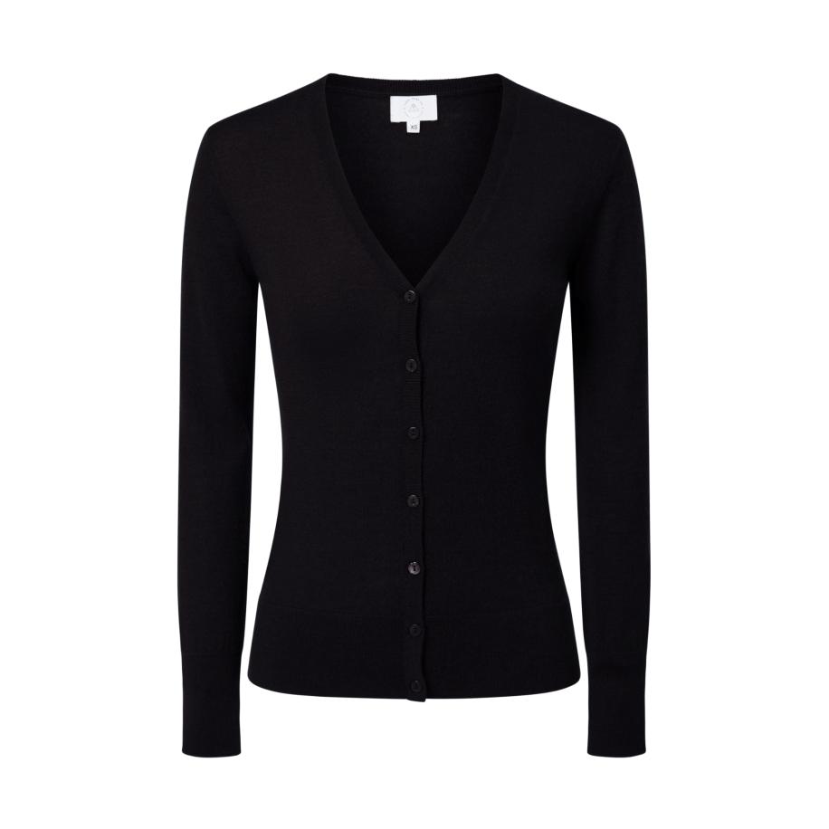 CASH-MERE.CH CASH-MERE.CH Gebreid vest zwart -