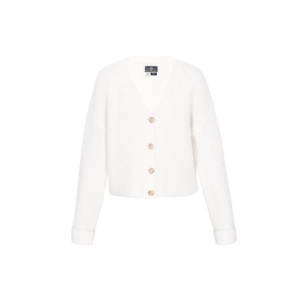 DreiMaster DreiMaster Maritim Gebreid vest offwhite