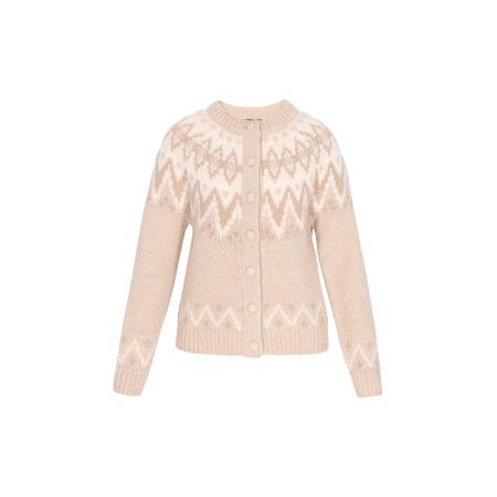 DreiMaster DreiMaster Vintage Gebreid vest Vintage beige / crème / camel