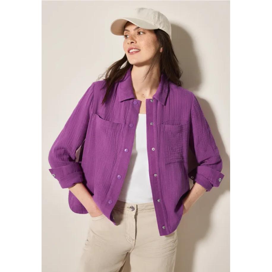 CECIL Mousseline overhemd Roze