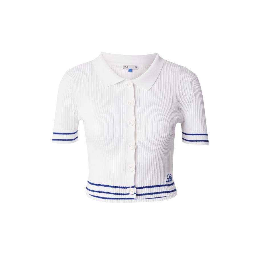 LTB LTB Gebreid vest HOKAMA royal blue/koningsblauw / wit -