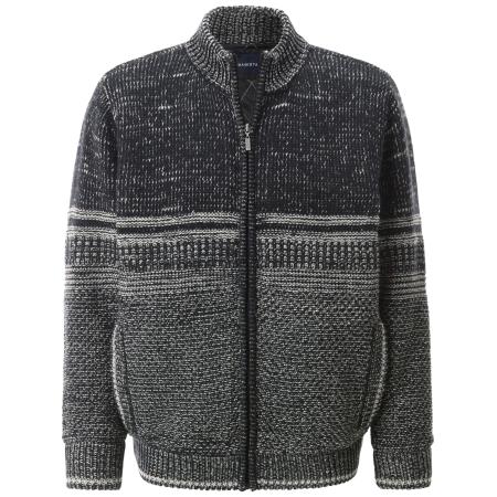 BABISTA BABISTA Gebreid vest Cantinole donkergrijs / zwart gemêleerd