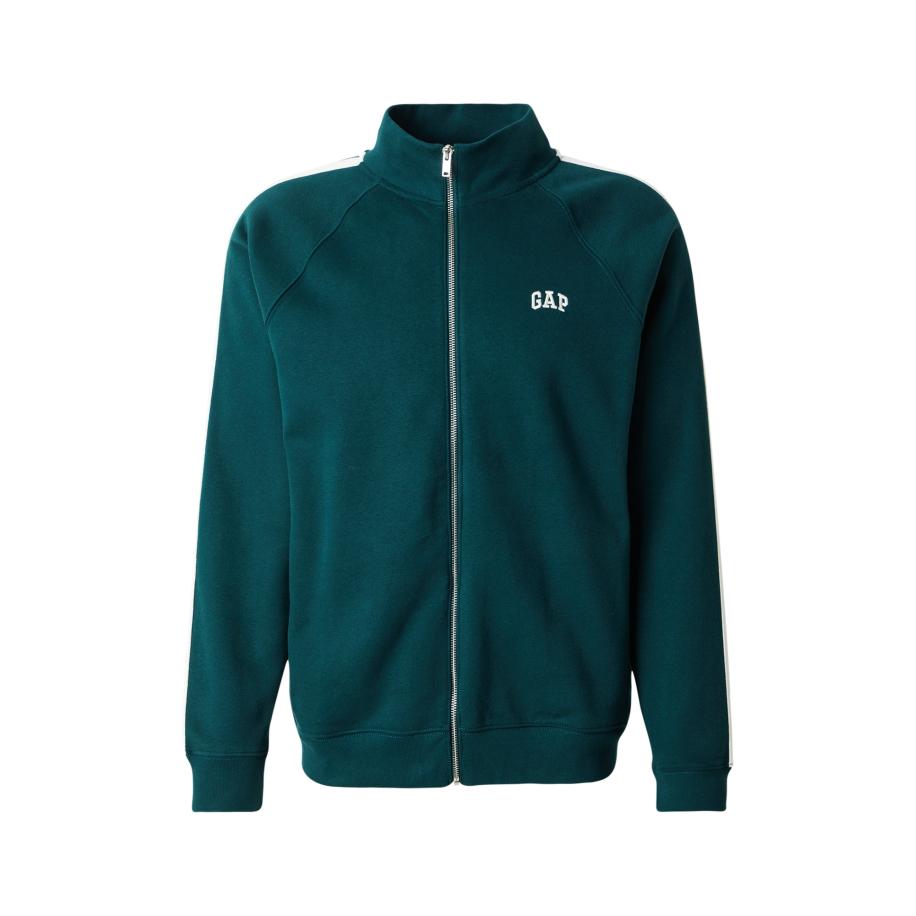 GAP GAP Sweatvest donkergroen / wit -