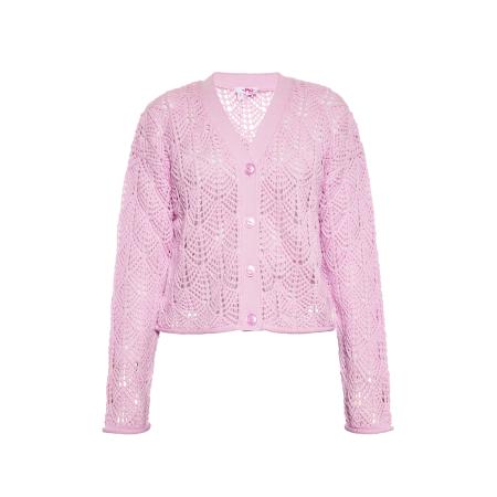 MYMO MYMO Gebreid vest rosa