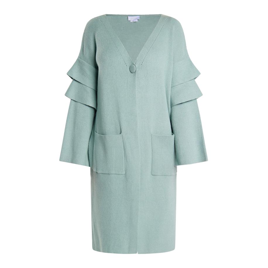 Usha usha WHITE LABEL Gebreid vest mintgroen -