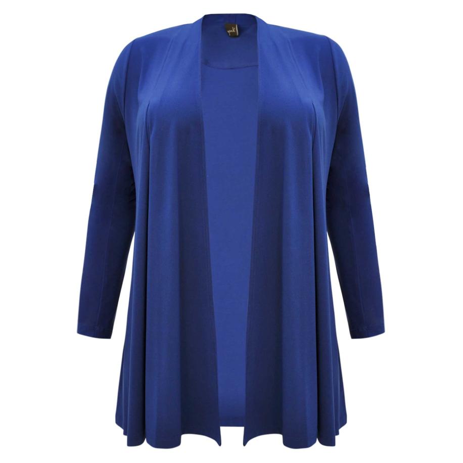 Yoek YOEK Gebreid vest indigo -