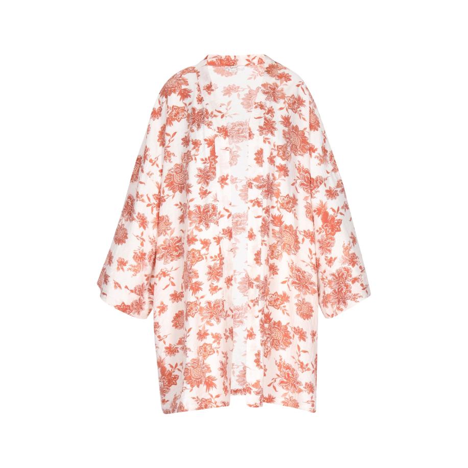 Usha usha FESTIVAL Kimono lichtrood / wit -