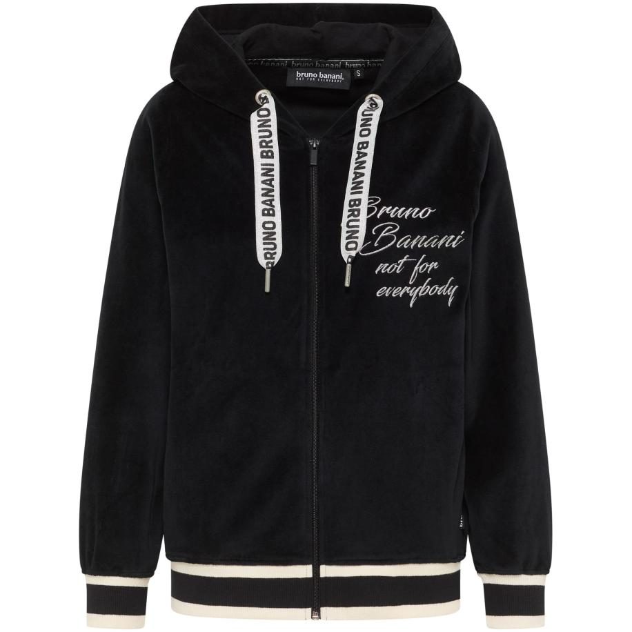 Bruno Banani Bruno Banani Sweatvest ELLISON zwart / wit -