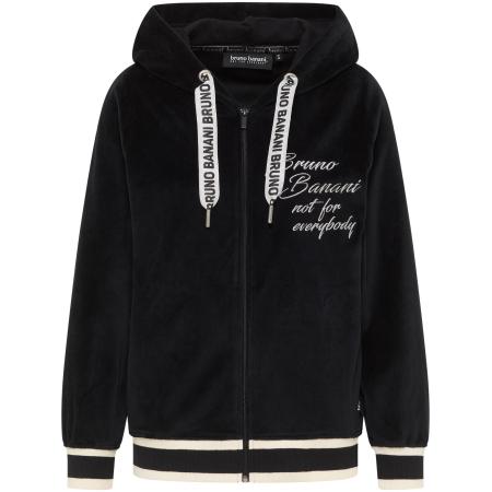 Bruno Banani Bruno Banani Sweatvest ELLISON zwart / wit
