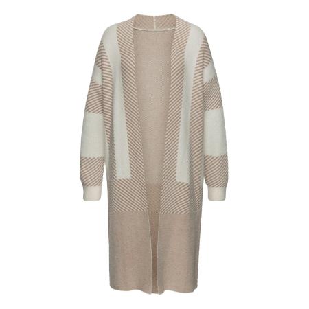 Lascana LASCANA Gebreid vest beige / wit