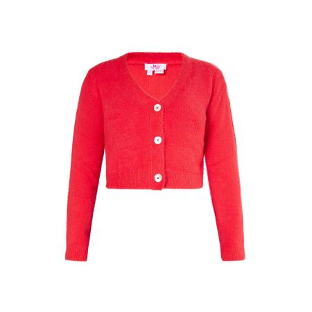 MYMO MYMO Gebreid vest Biany rood