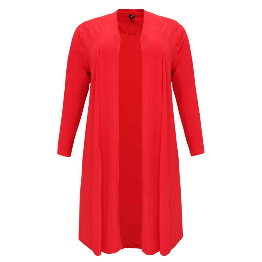 Yoek YOEK Gebreid vest rood -