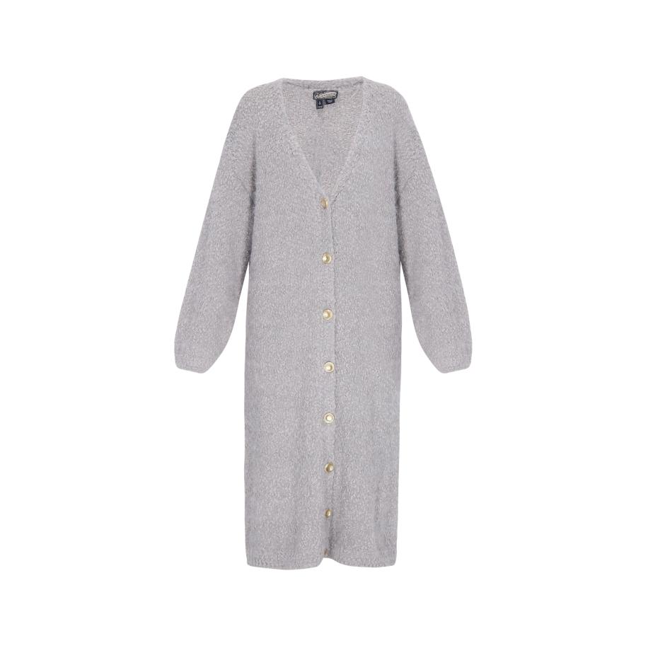 DreiMaster DreiMaster Vintage Gebreid vest grijs -