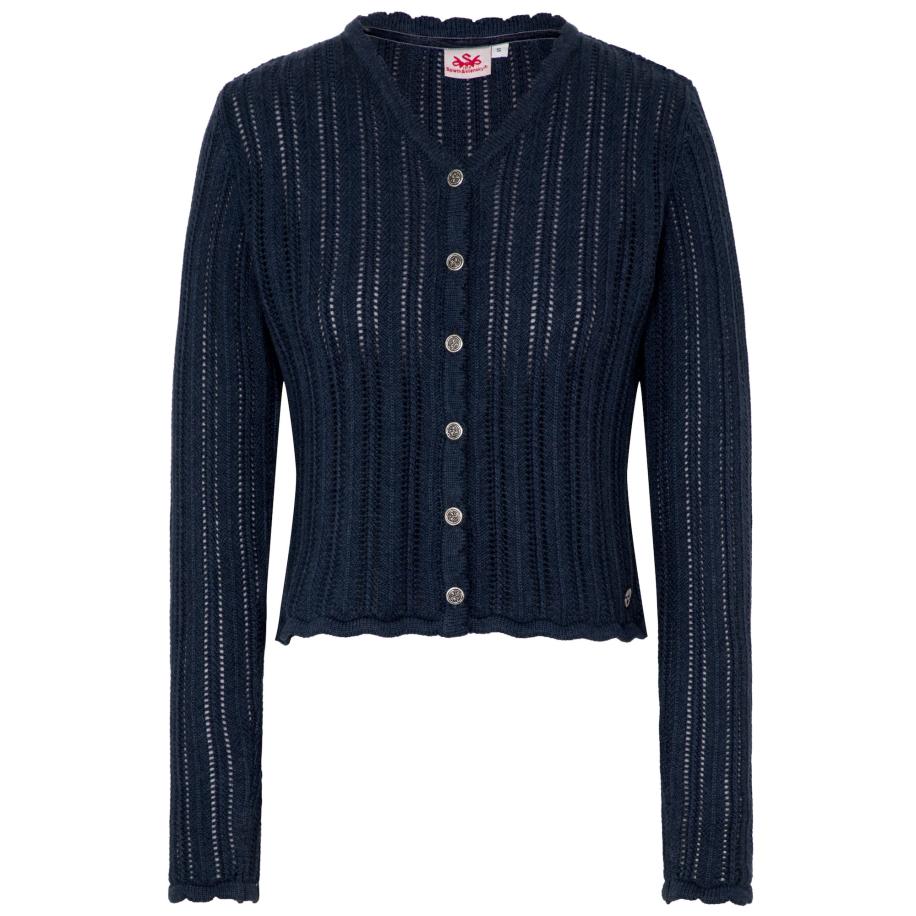 Spieth & Wensky SPIETH & WENSKY Gebreid vest Edis donkerblauw -