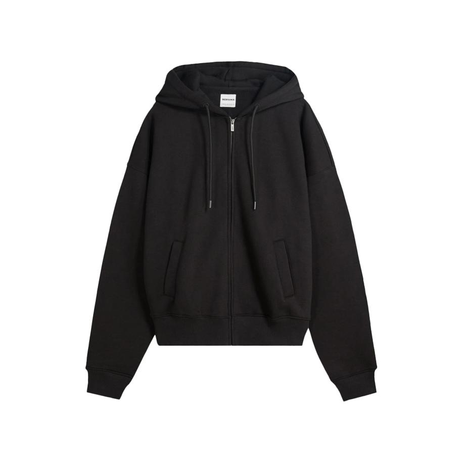 Bershka Bershka Sweatvest zwart -