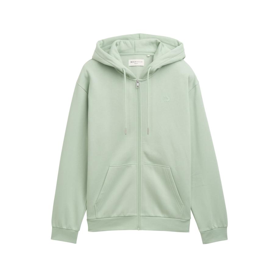 Tom Tailor TOM TAILOR DENIM Sweatvest mintgroen -