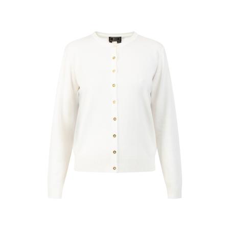 Faina faina Gebreid vest wit