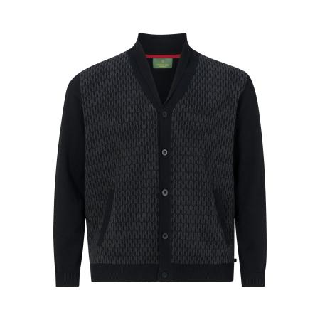 Charles Colby Vest zwart, Motief