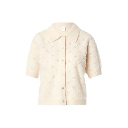 YAS YAS Gebreid vest YASMERILLA sand