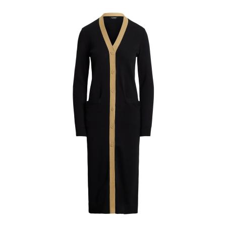 Lauren Ralph Lauren Lauren Ralph Lauren Gebreid vest sand / zwart